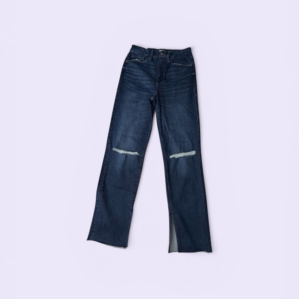 NWT Good American Good Boy Straight Leg Jeans